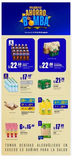 Catalogo de Catálogo Makro 1 de agosto al 3 de agosto 2025 - Pag 1