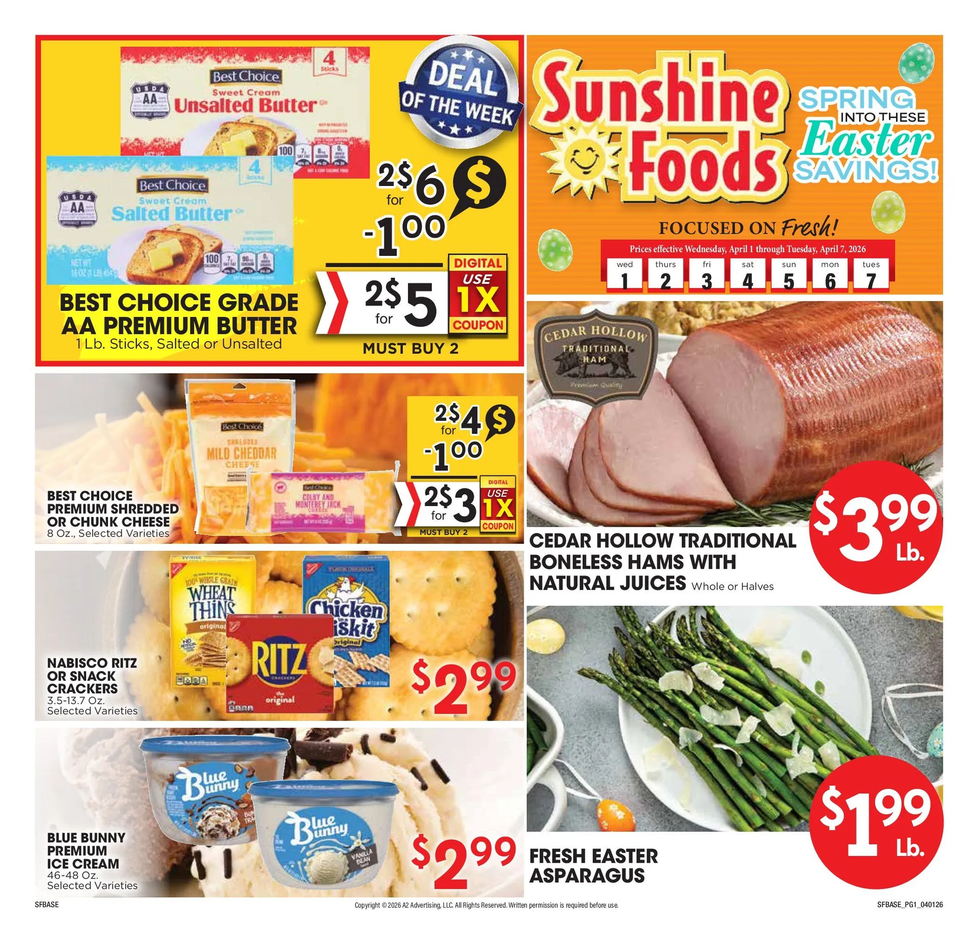 Weekly ad  Sunshine Foods weekly ads from April 1 to April 7 2026 - Page 