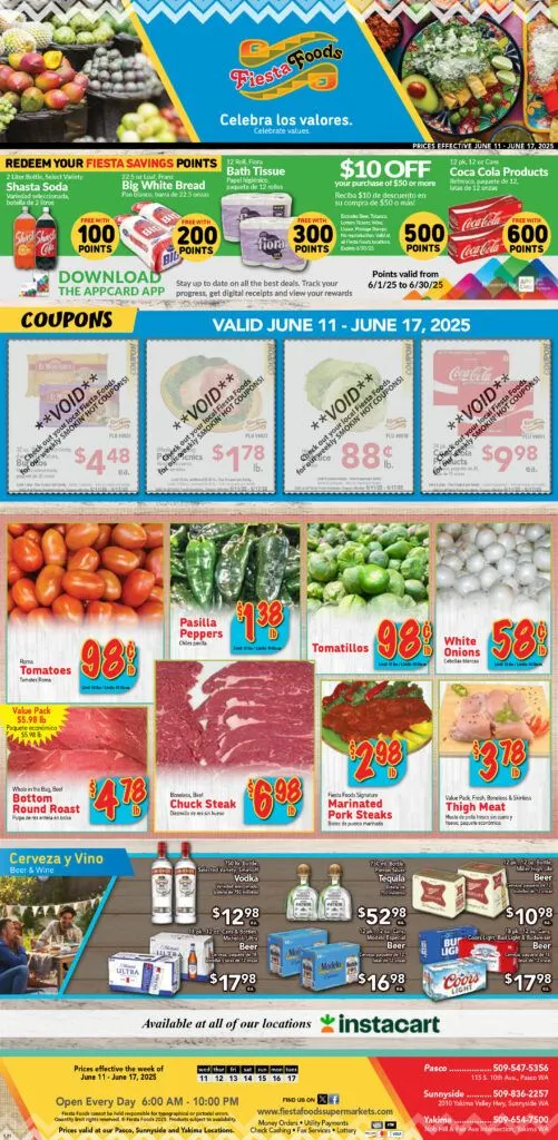 Weekly ad  Fiesta Foods SuperMarkets weekly ads from June 11 to June 17 2025 - Page 