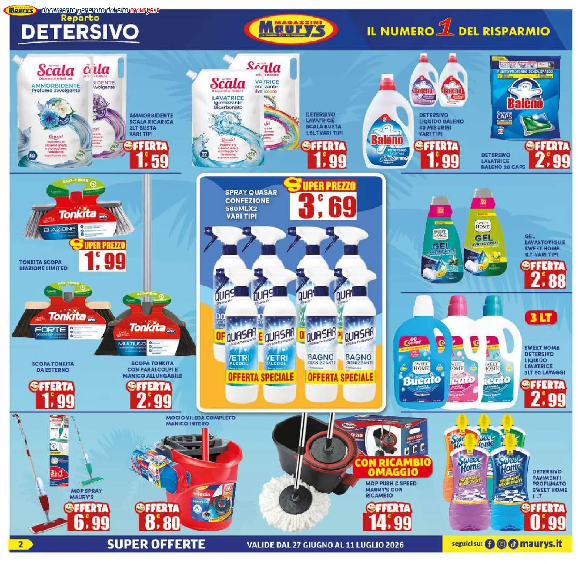 Volantini Maury's da 27 giugno a 11 luglio di 2026 - Pagina del volantino 3