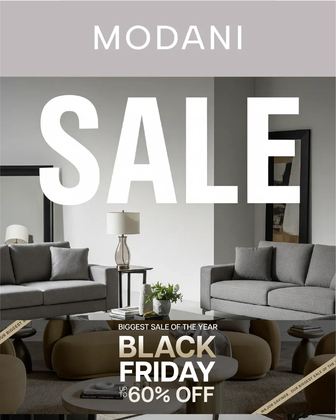 Weekly ad Modani Furniture Sales from November 25 to December 6 2025 - Page 1