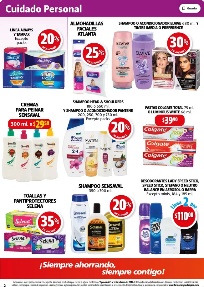 Catálogo de Farmacia Guadalajara Ofertas 1 de febrero al 14 de febrero 2026 - Pagina 2
