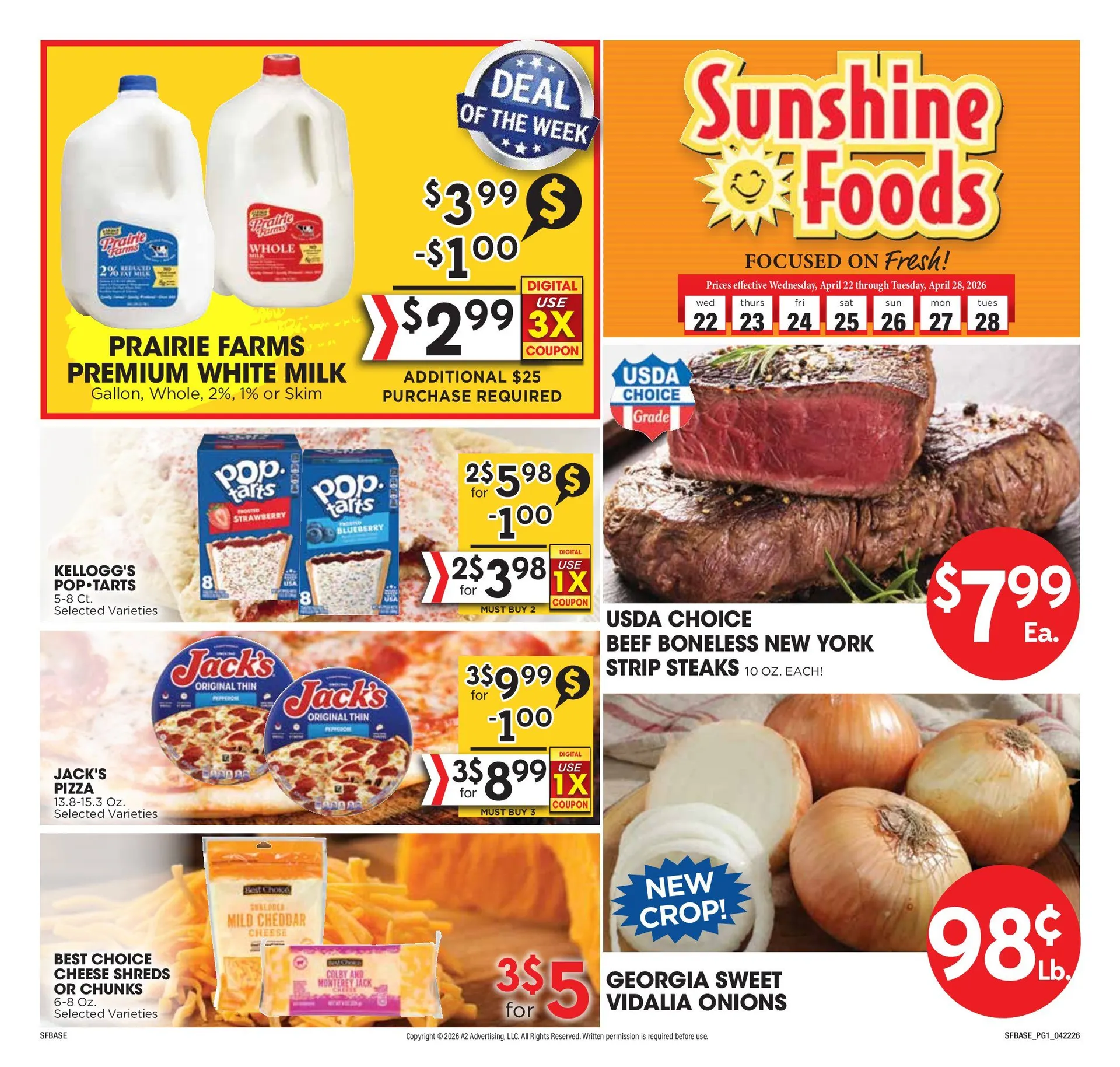 Weekly ad Sunshine Foods weekly ads from April 22 to April 28 2026 - Page 