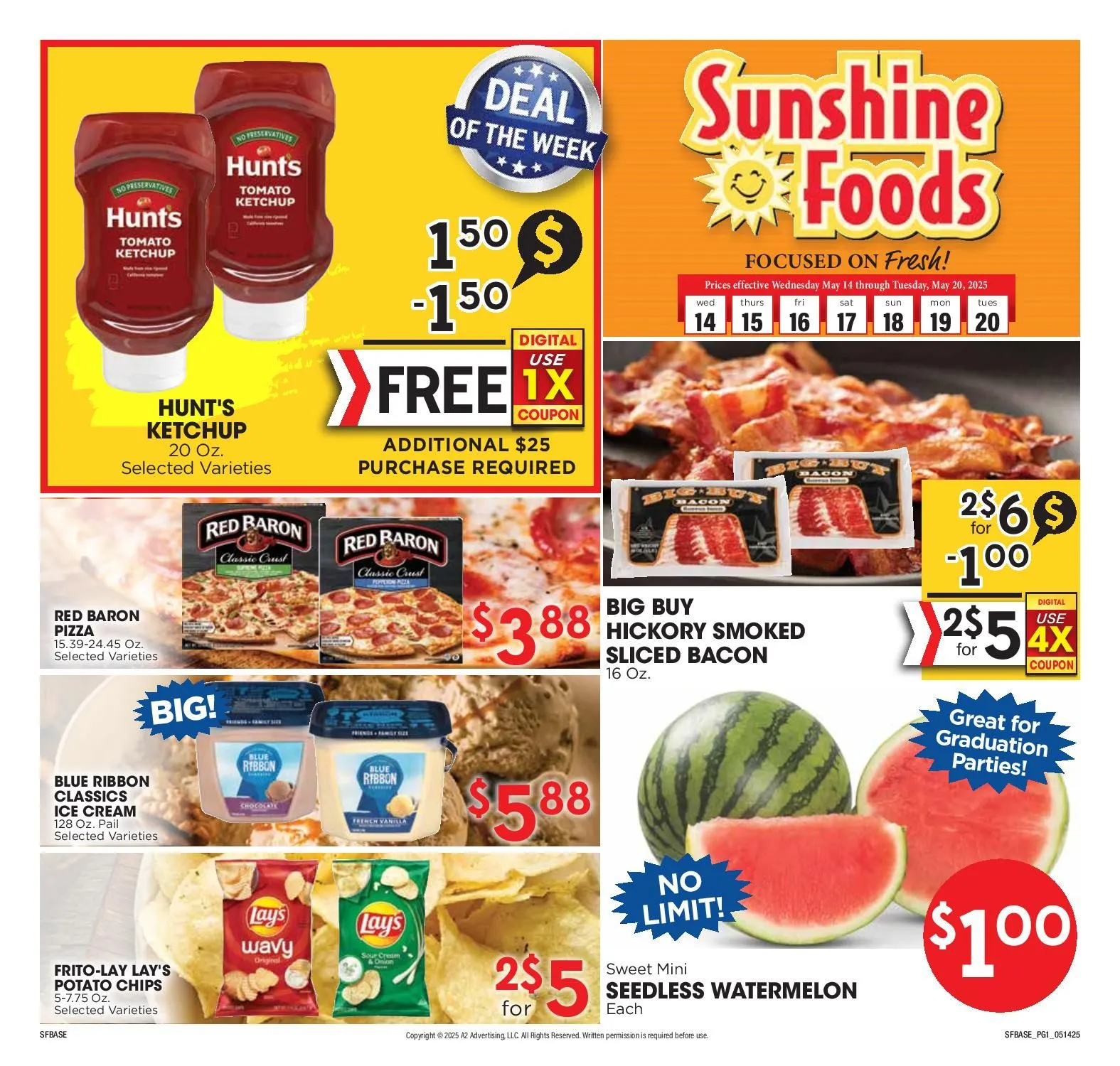 Weekly ad Sunshine Foods Sales from May 14 to May 20 2025 - Page