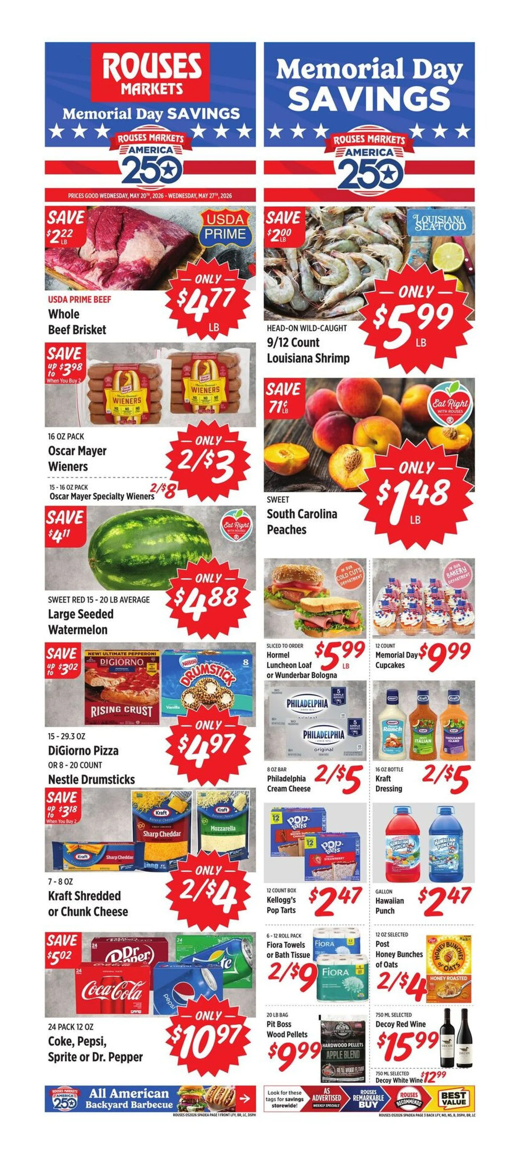 Weekly promotion Rouses Markets Sales spanning from May 20 to May 27 2026 - Page 2 for Catalogue 365
