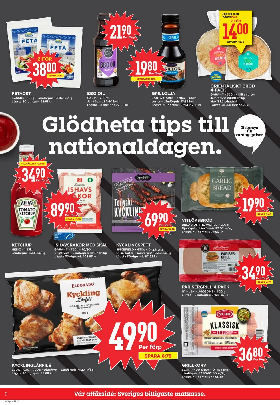Willys Erbjudanden från 1 juni till 7 juni 2026 - Reklamblad sidor 2