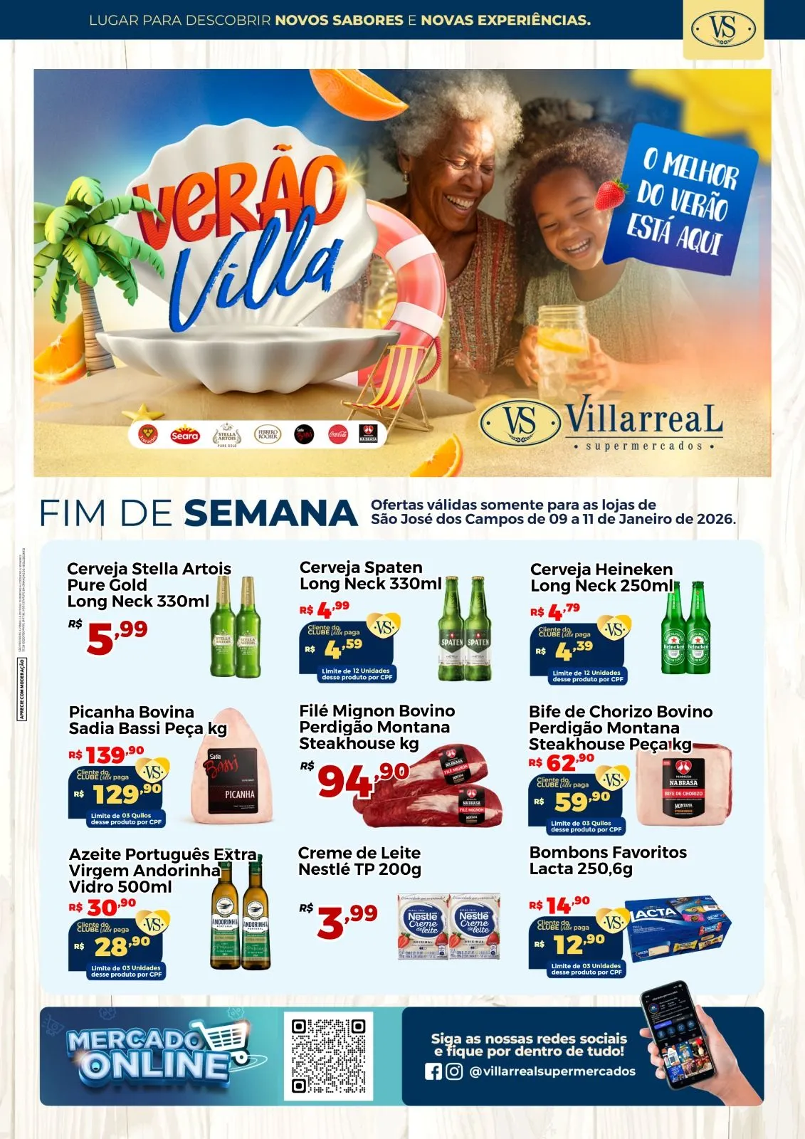 Encarte de Folhetos Villarreal 8 de janeiro até 14 de janeiro 2026 - Pagina 1