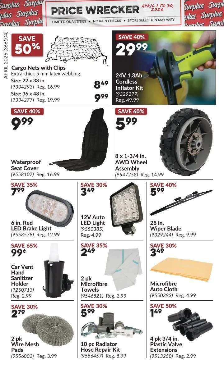 Princess Auto Sales from April 1 to April 30 2026 - flyer page 2