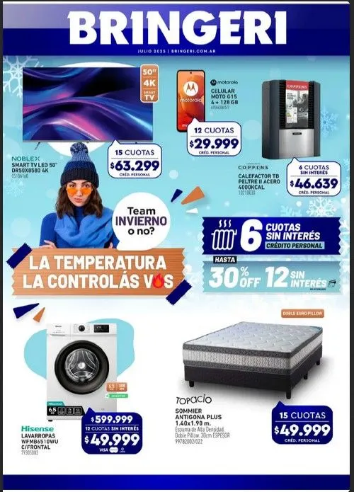 Ofertas de Ofertas de Julio Bringeri 1 de julio al 2 de agosto 2025 - Página 1 del catálogo