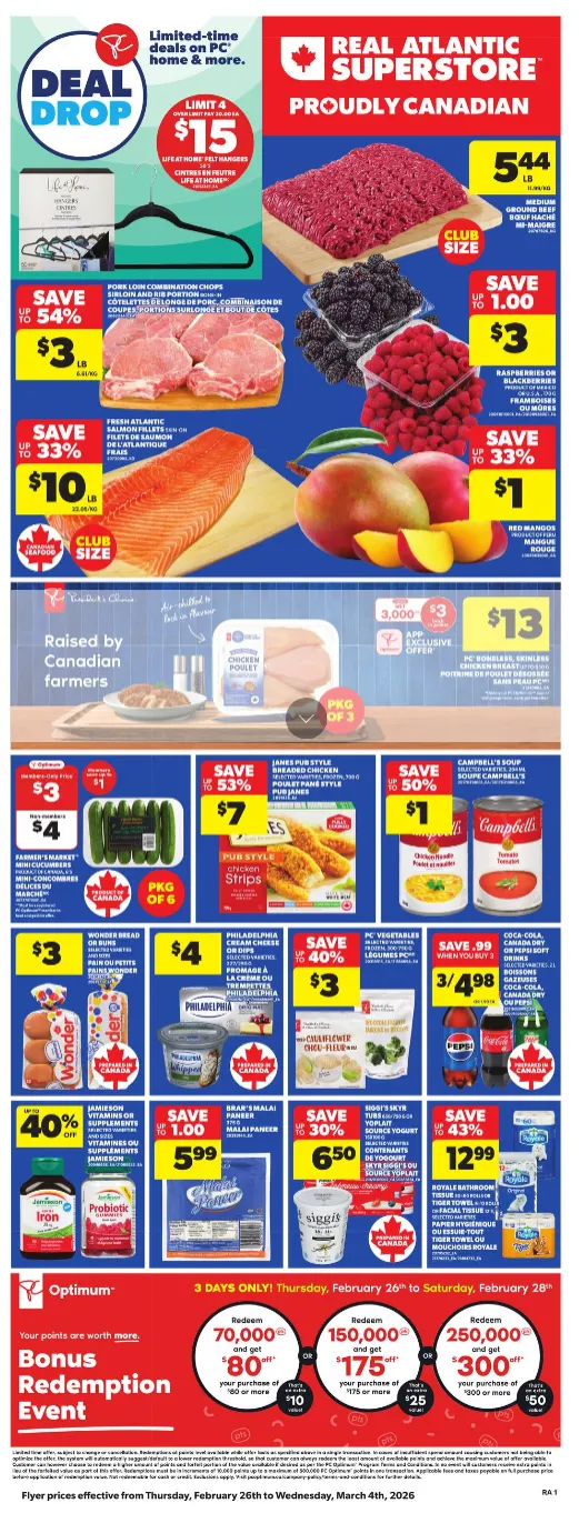 Atlantic Superstore Sales from February 26 to March 4 2026 - flyer page 2