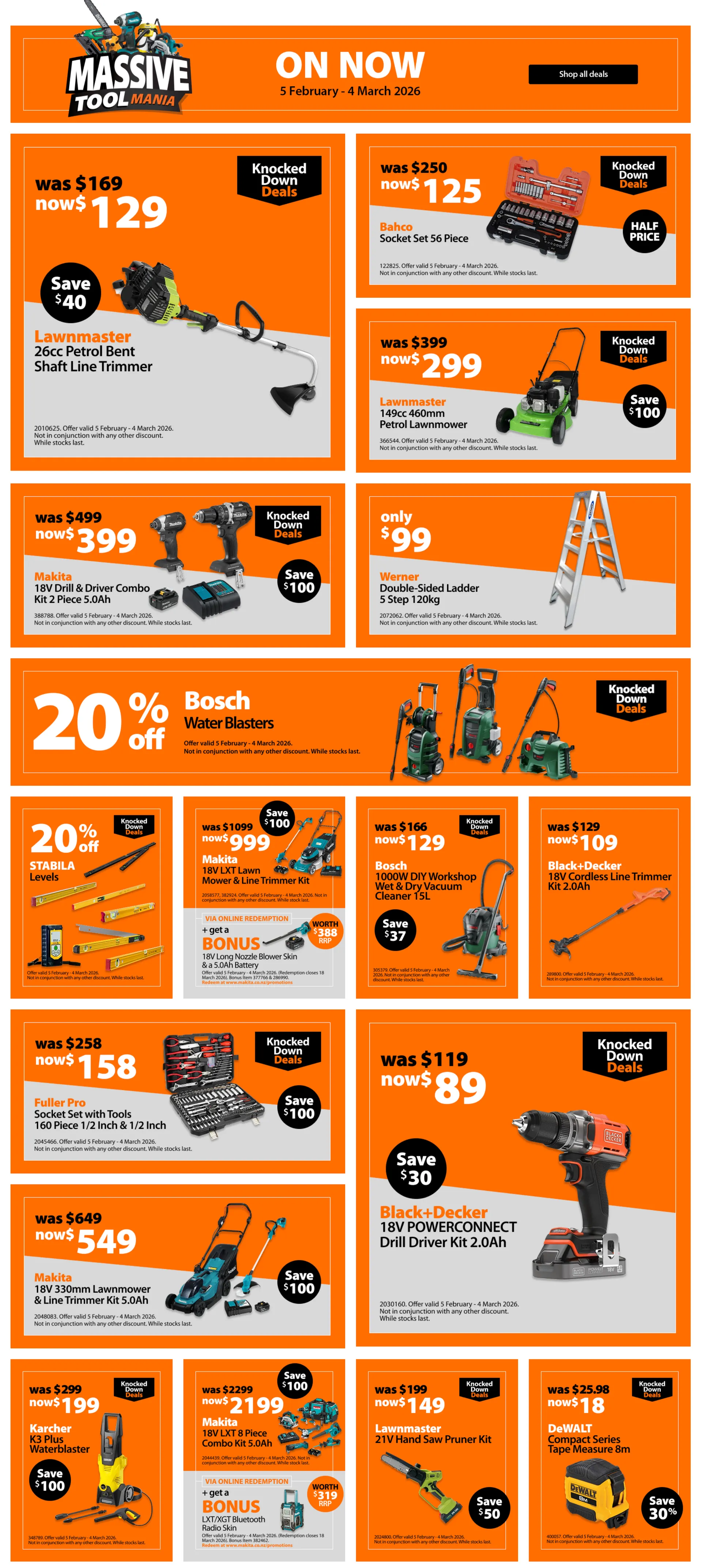 Mitre 10 weekly ads from 5 February to 8 March 2026 - Catalogue Page 