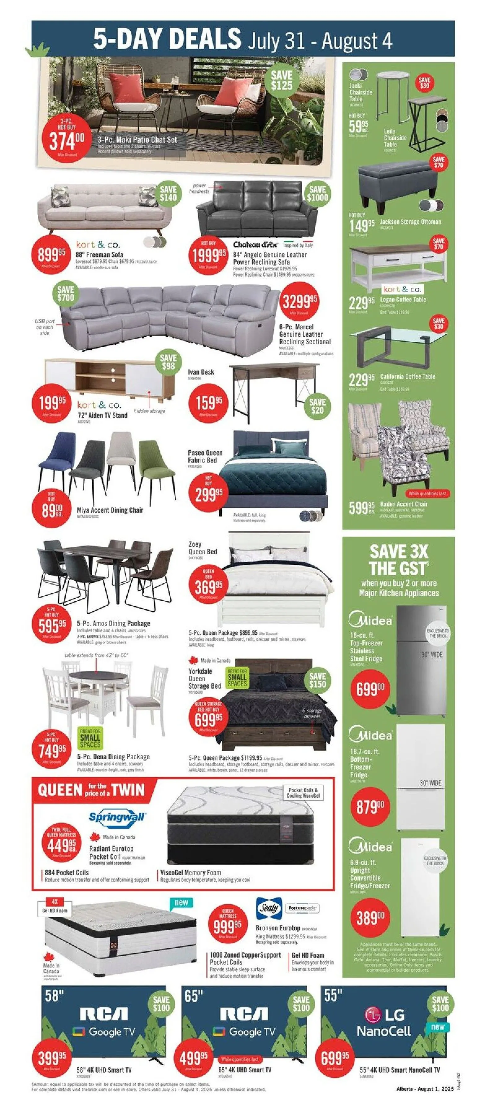 The Brick flyers from July 31 to August 14 2025 - flyer page 2