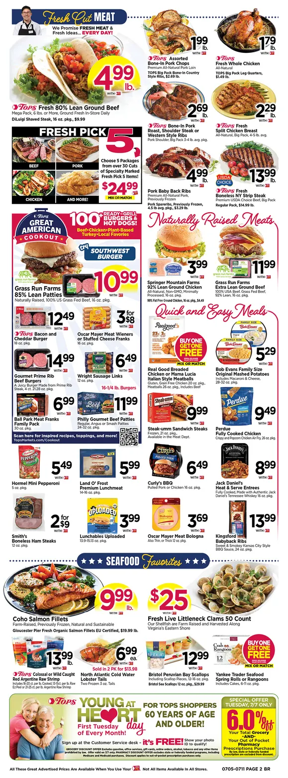 Weekly ad Tops Friendly Markets Sales from July 5 to July 11 2026 - Page 2