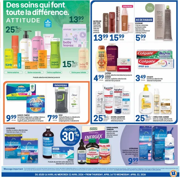 Uniprix Sales from April 16 to April 22 2026 - flyer page 2
