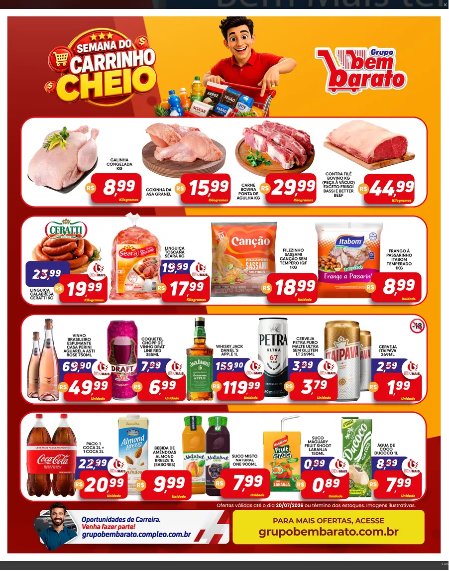 Encarte de Folhetos Bem Barato 17 de julho até 20 de julho 2026 - Pagina 2
