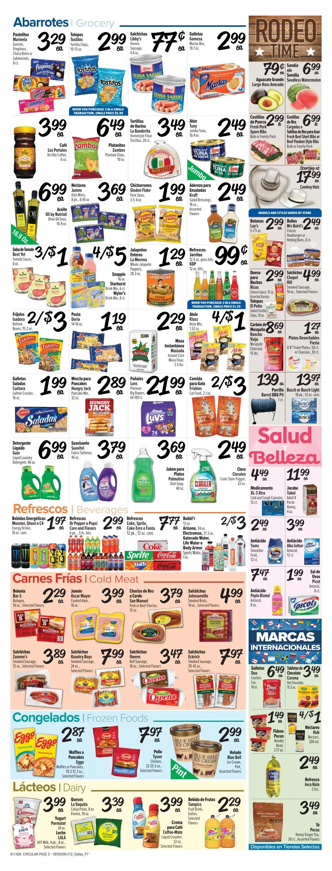 Weekly ad Fiesta Foods SuperMarkets Sales from January 14 to January 20 2026 - Page 2