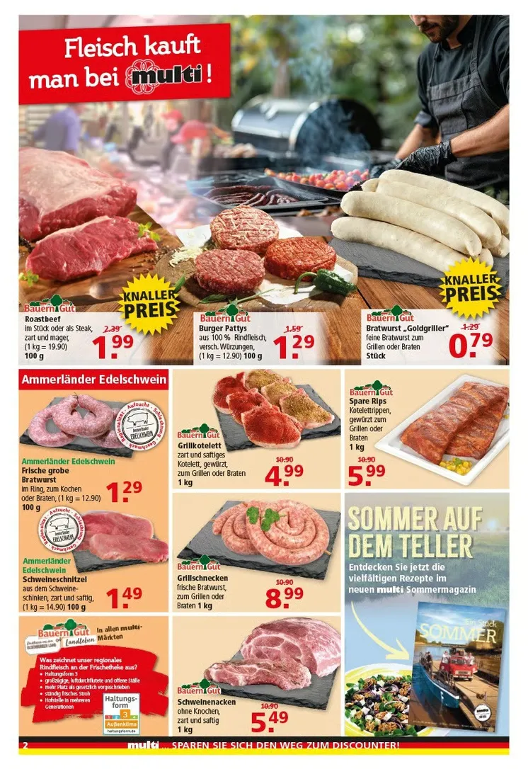 Multi Markt Angebote von 22. Juni bis 27. Juni 2026 - Prospekt seite 2