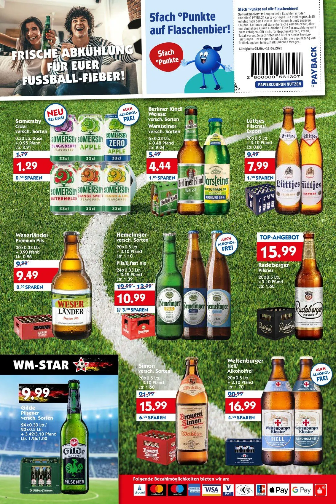 Hol'ab! Getränkemarkt von 8. Juni bis 13. Juni 2026 - Prospekt seite 2