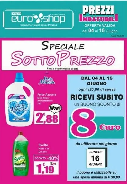  Volantini EUROSHOP Monopoli da 4 giugno a 15 giugno di 2025 - Pagina del volantino 