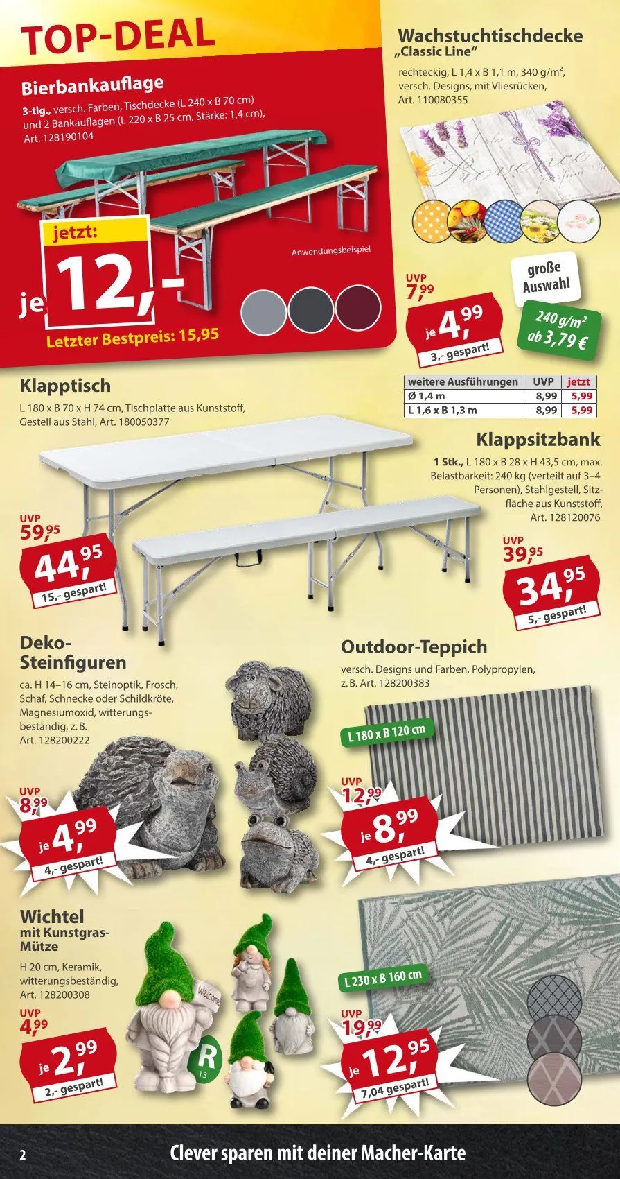 Sonderpreis-Baumarkt Prospekte von 21. März bis 27. März 2026 - Prospekt seite 2