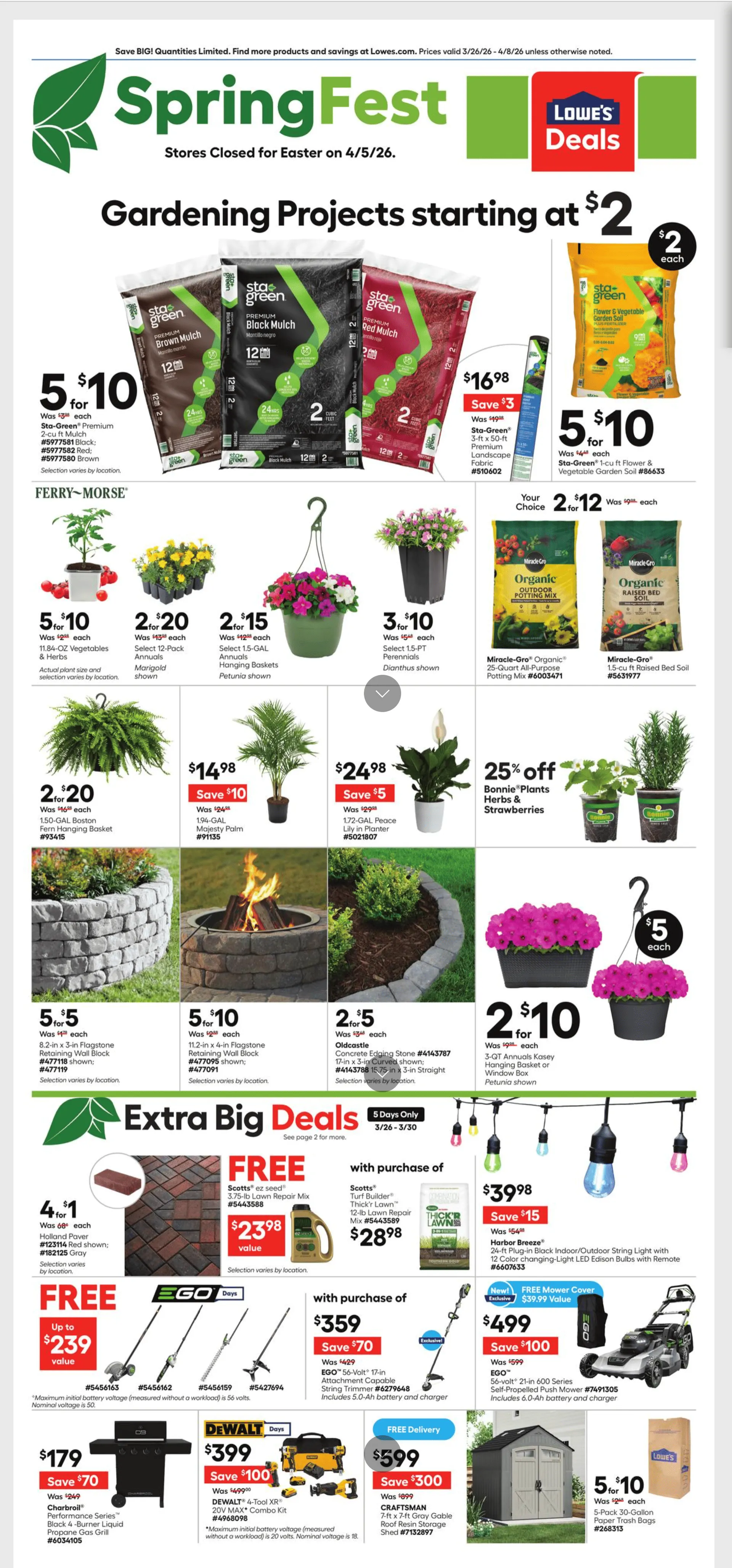 Weekly ad Weekly ads Lowe's from March 26 to April 8 2026 - Page