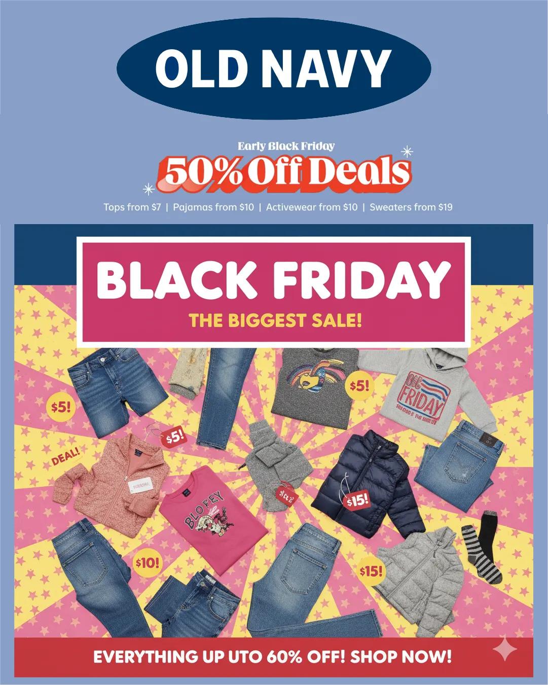 Weekly ad Old Navy Sales from November 14 to November 28 2025 - Page 1