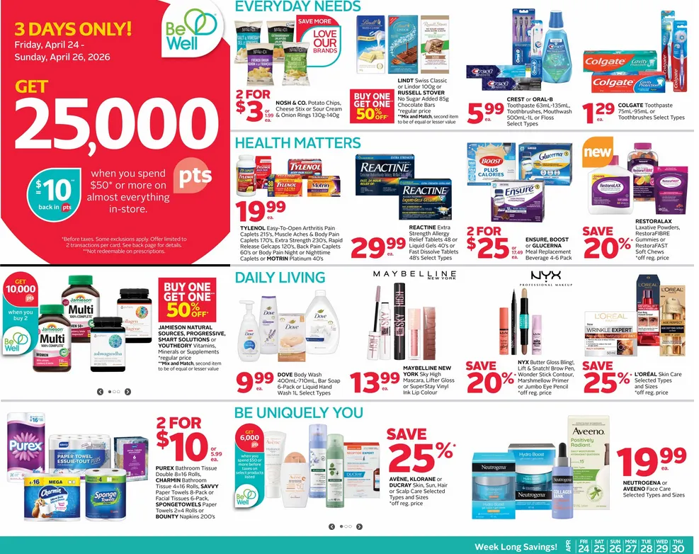 Rexall Sales from April 24 to April 30 2026 - flyer page 2