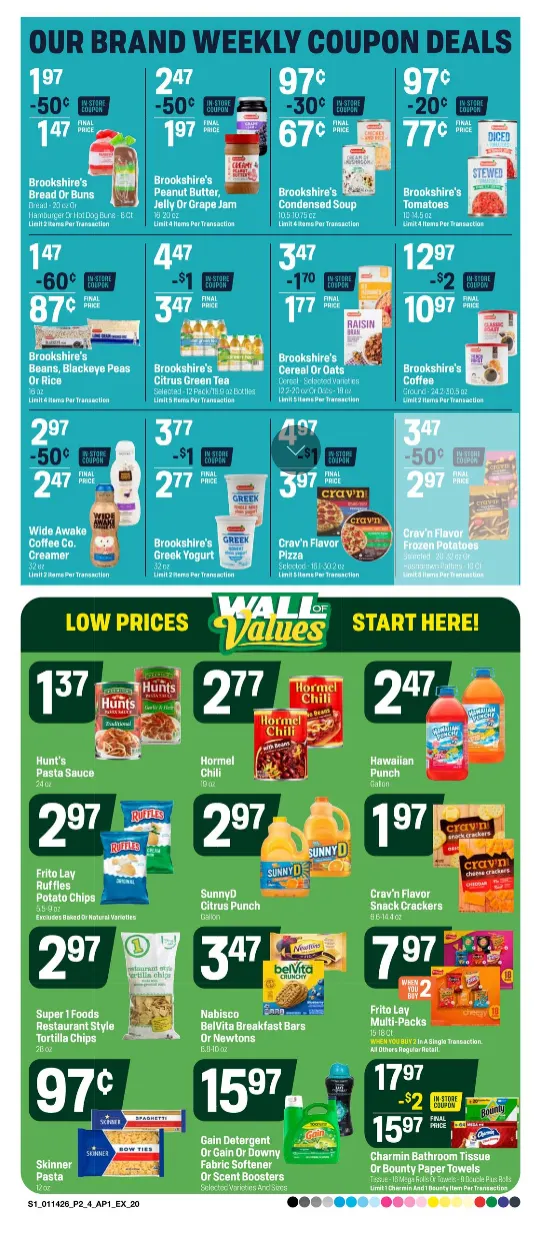 Weekly ad Super 1 Foods Sales from January 14 to January 20 2026 - Page 2