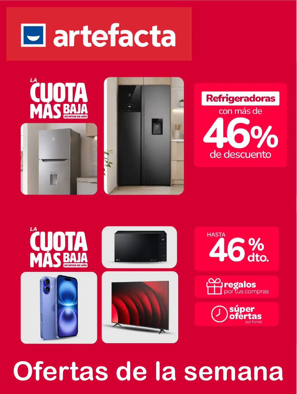 Catalogo de Artefacta Ofertas 22 de julio al 10 de agosto 2026 - Pag