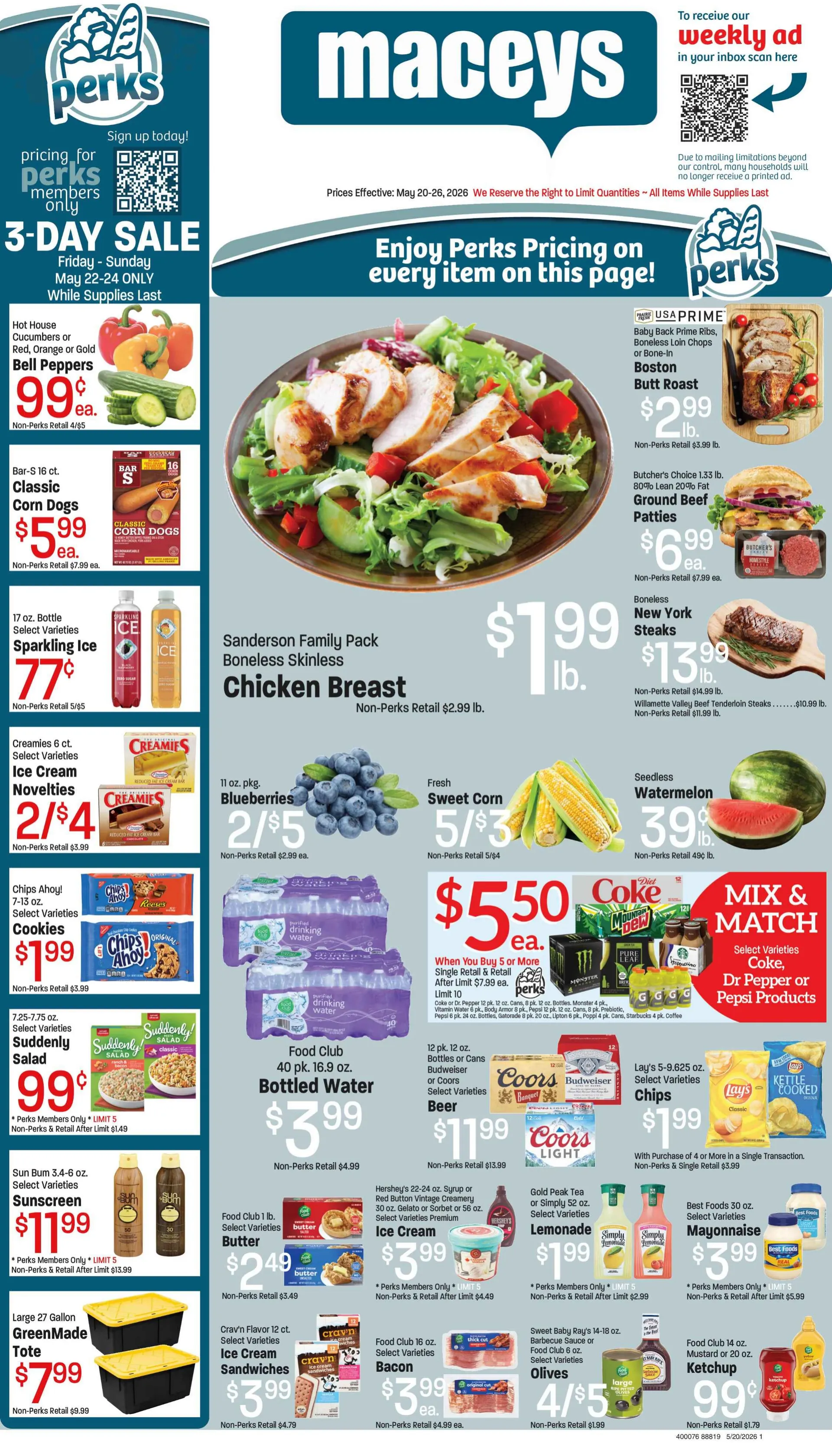 Weekly promotion Weekly ads spanning from May 20 to May 26 2026 - Page 1 for Catalogue 365