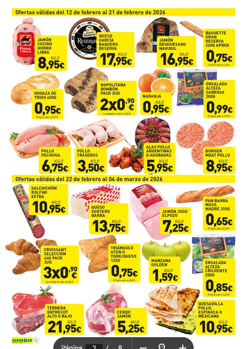 Catálogo de Ofertas de Hiperber 12 de febrero al 4 de marzo 2026 - Página 2