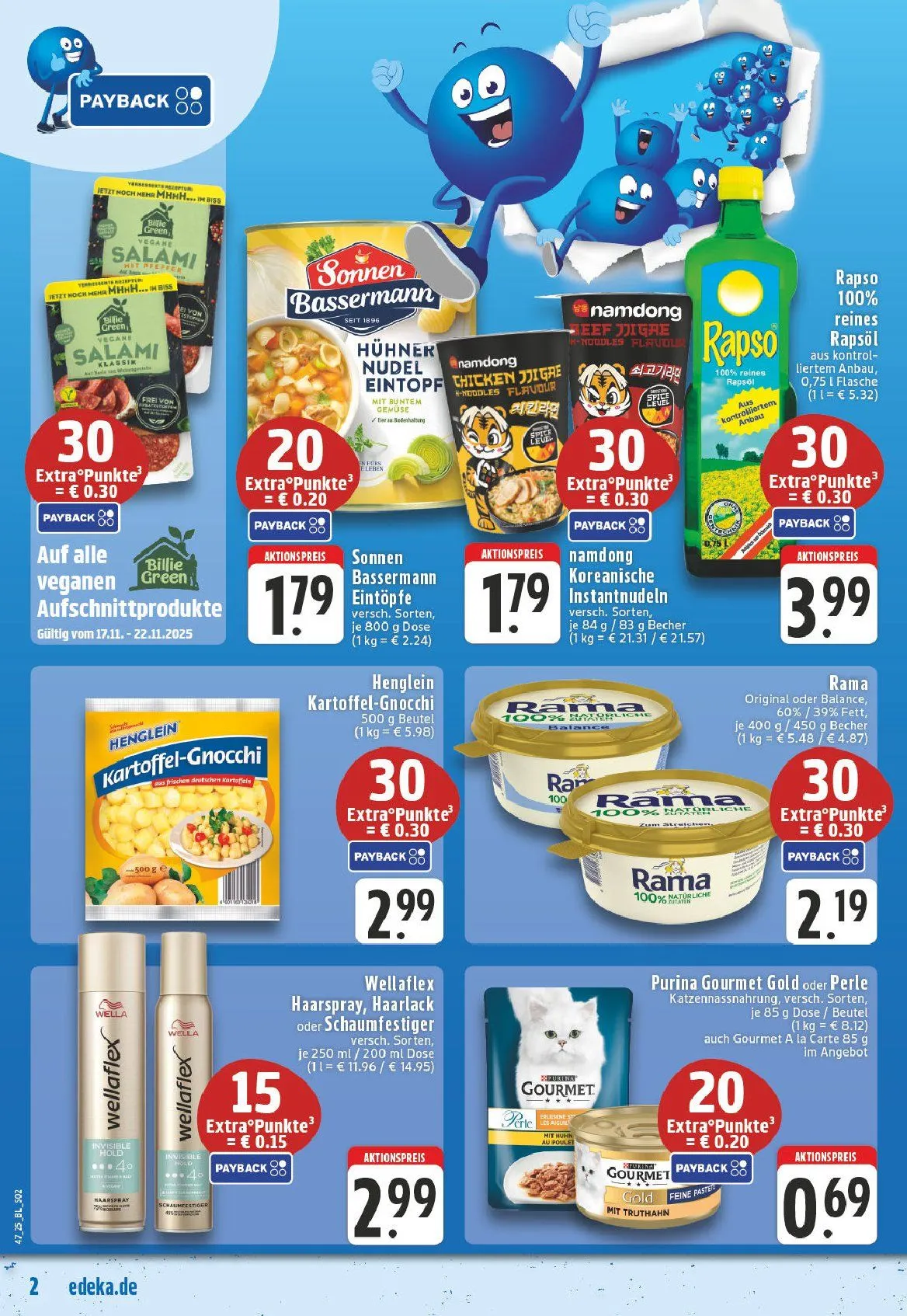 Edeka Angebote von 17. November bis 22. November 2025 - Prospekt seite 2