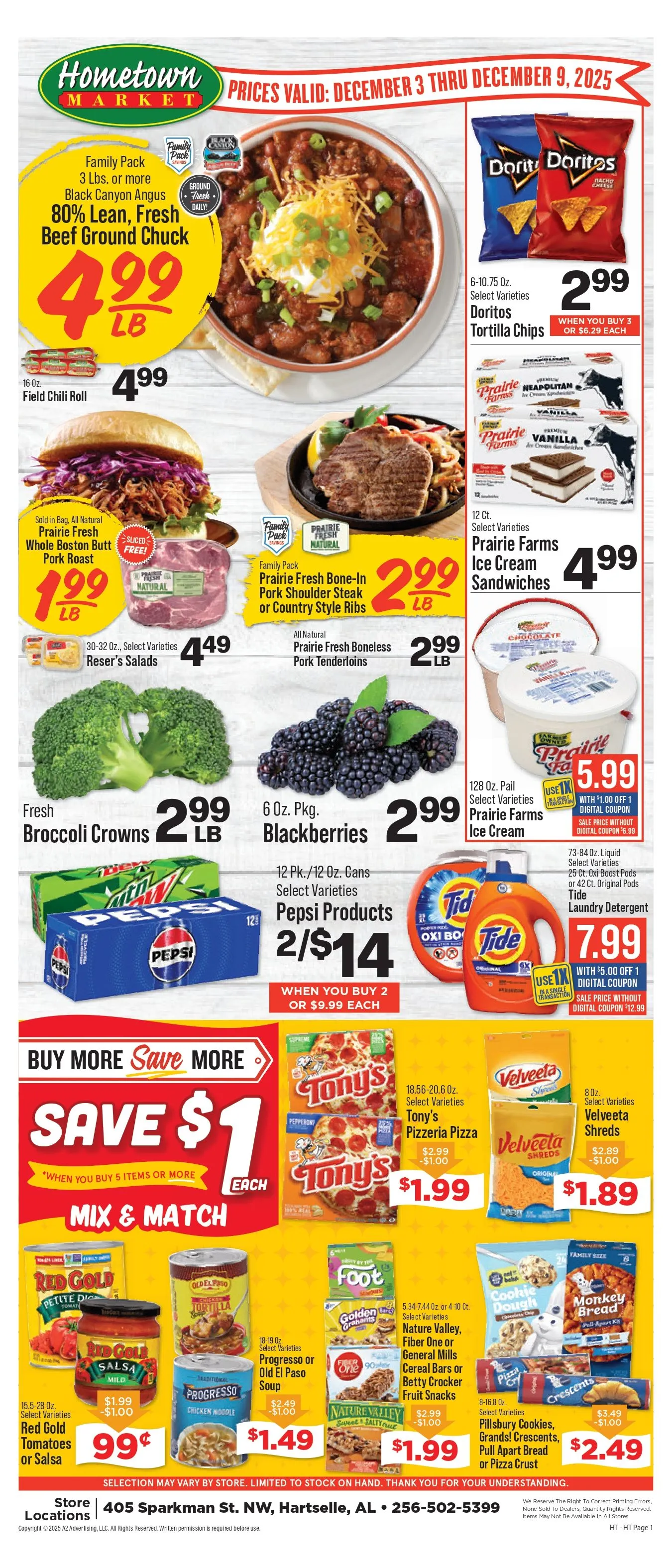 Weekly ad Hometown Market Sales from December 5 to December 7 2025 - Page 2