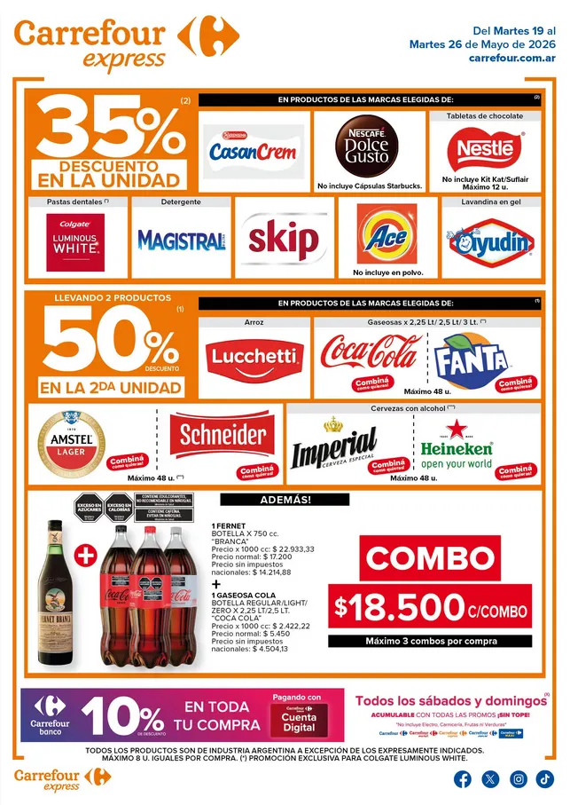Ofertas de  Ofertas Carrefour Express 19 de mayo al 26 de mayo 2026 - Página 2 del catálogo
