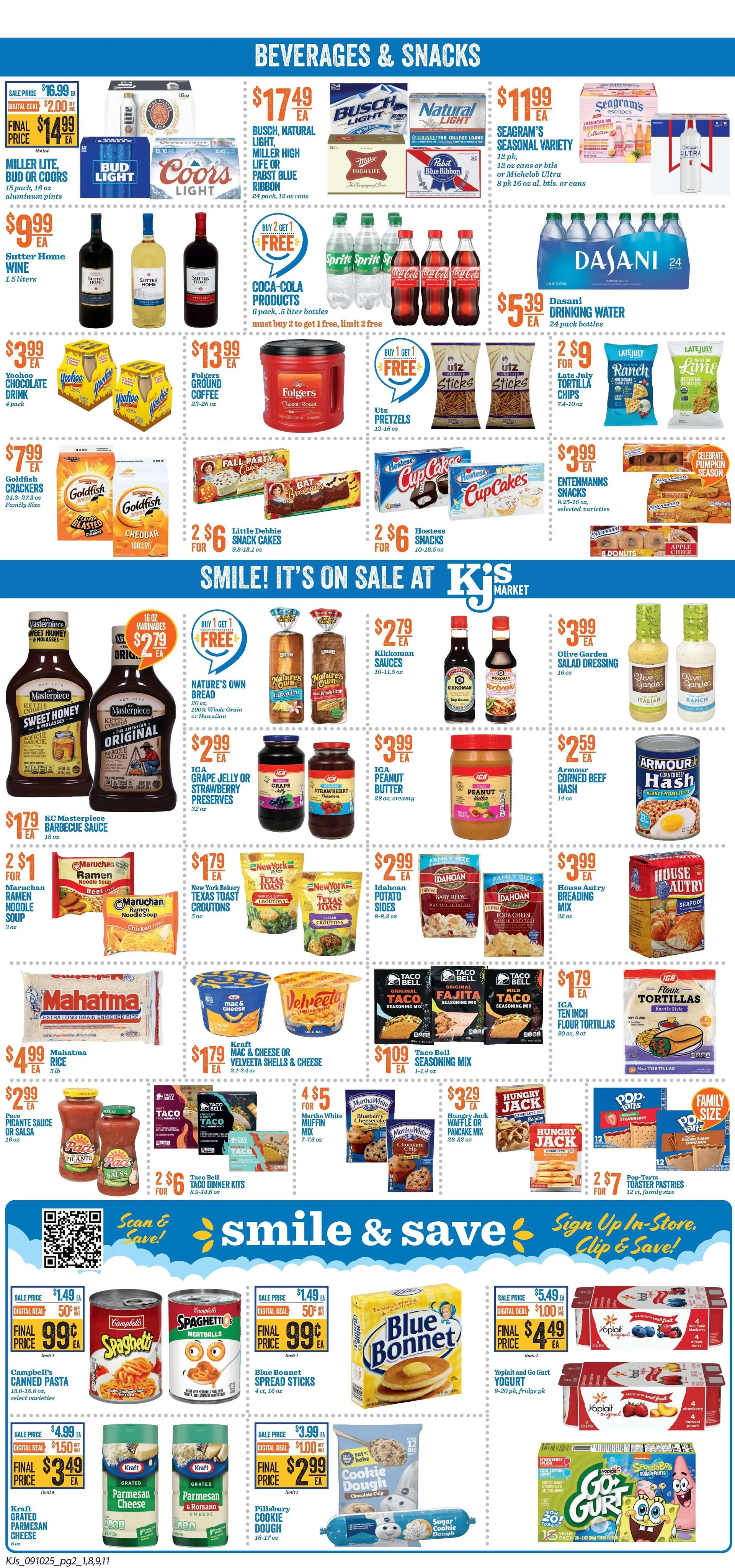 Weekly promotion KJ´s Market Sales spanning from September 10 to September 16 2025 - Page 2 for Catalogue 365