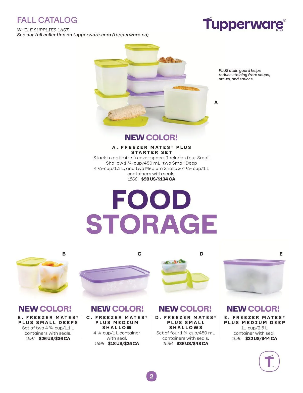 Tupperware Catalogue du 1 octobre au 31 décembre 2025 - Catalogue page 2