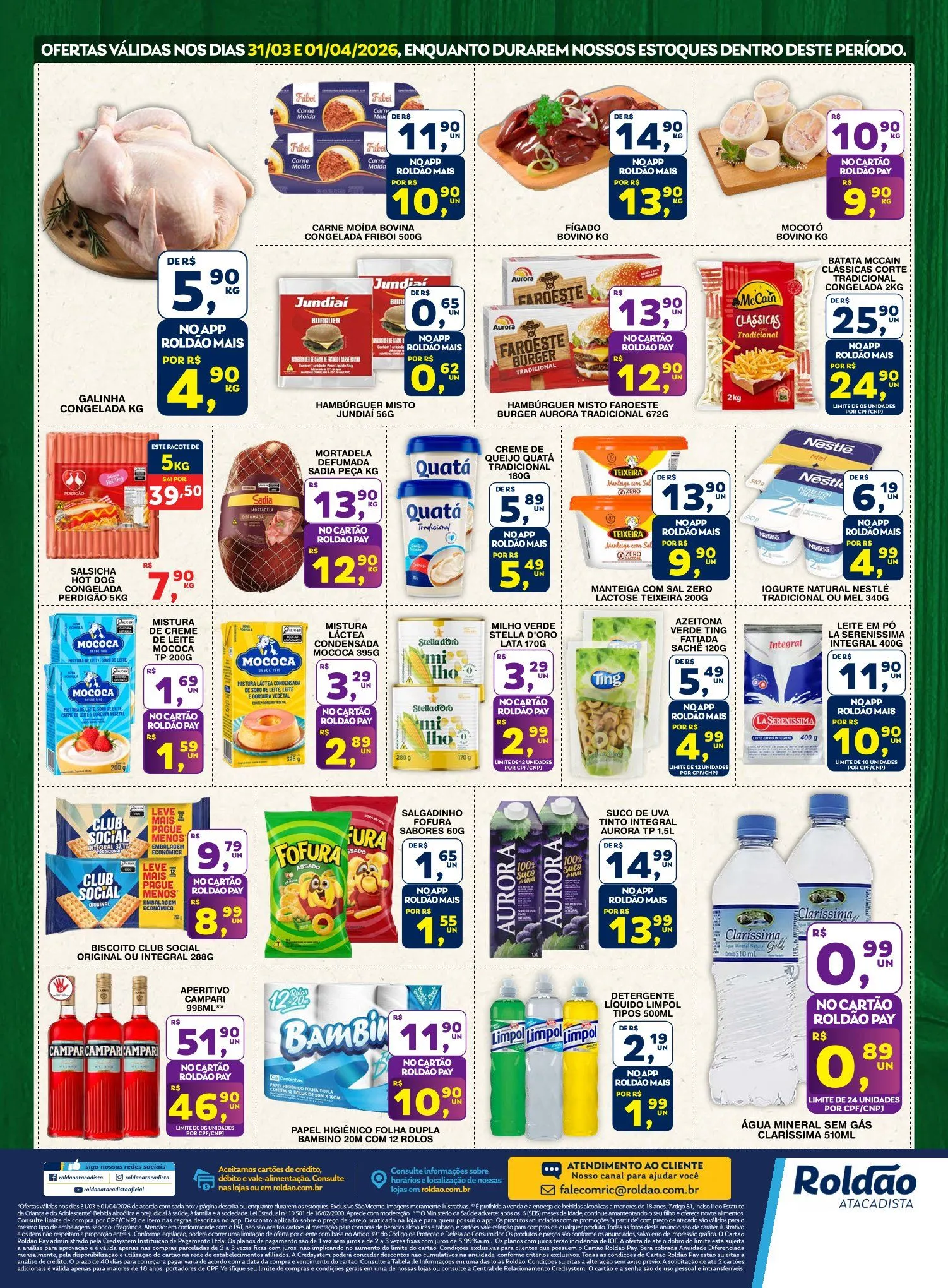 Encarte de Roldão 31 de março até 1 de abril 2026 - Pagina 2