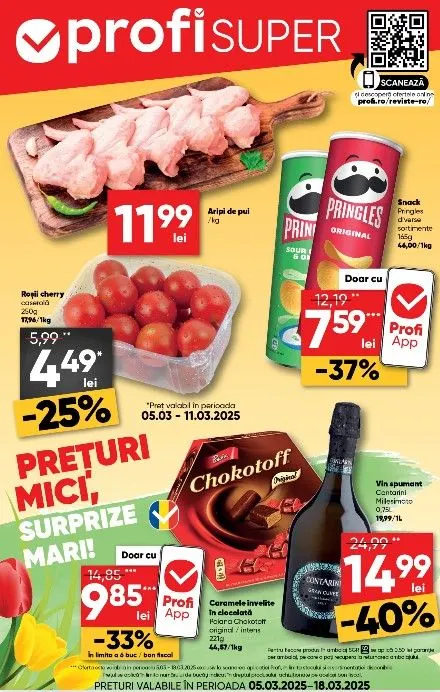 Catalog Ofertă de neratat specială Profi de la 5 martie până la 18 martie 2025 - Revista Pagina 1