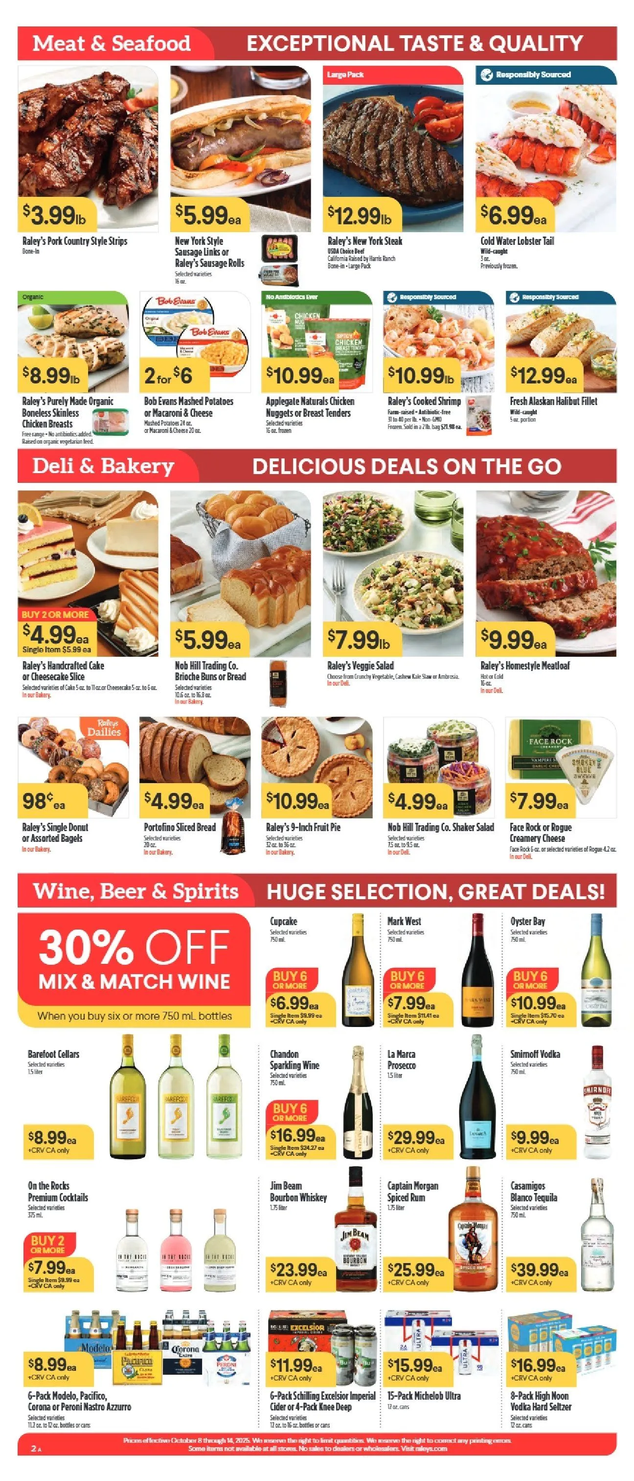 Weekly ad Raley's Sales from October 8 to October 16 2025 - Page 2