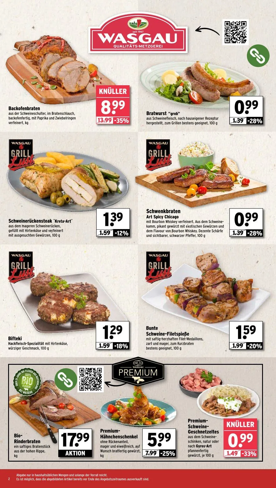 Wasgau Prospekt von 16. Juni bis 21. Juni 2025 - Prospekt seite 2