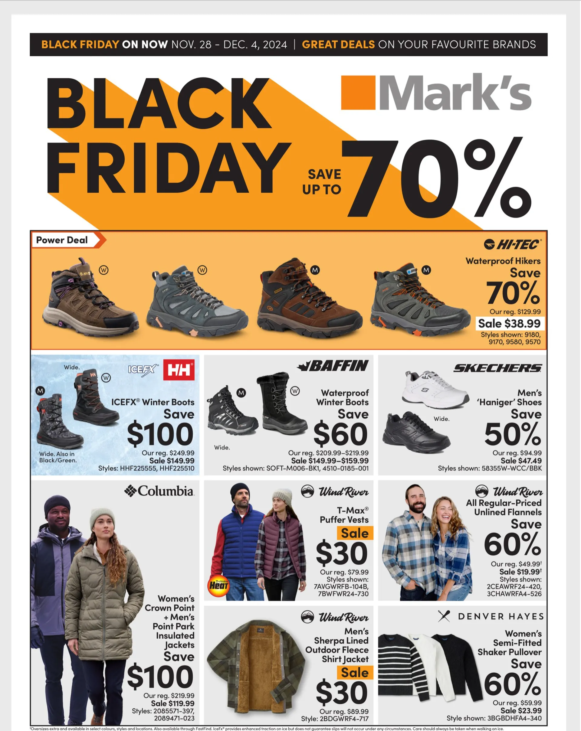 Black Friday deals from November 28 to December 4 2024 - flyer page 1