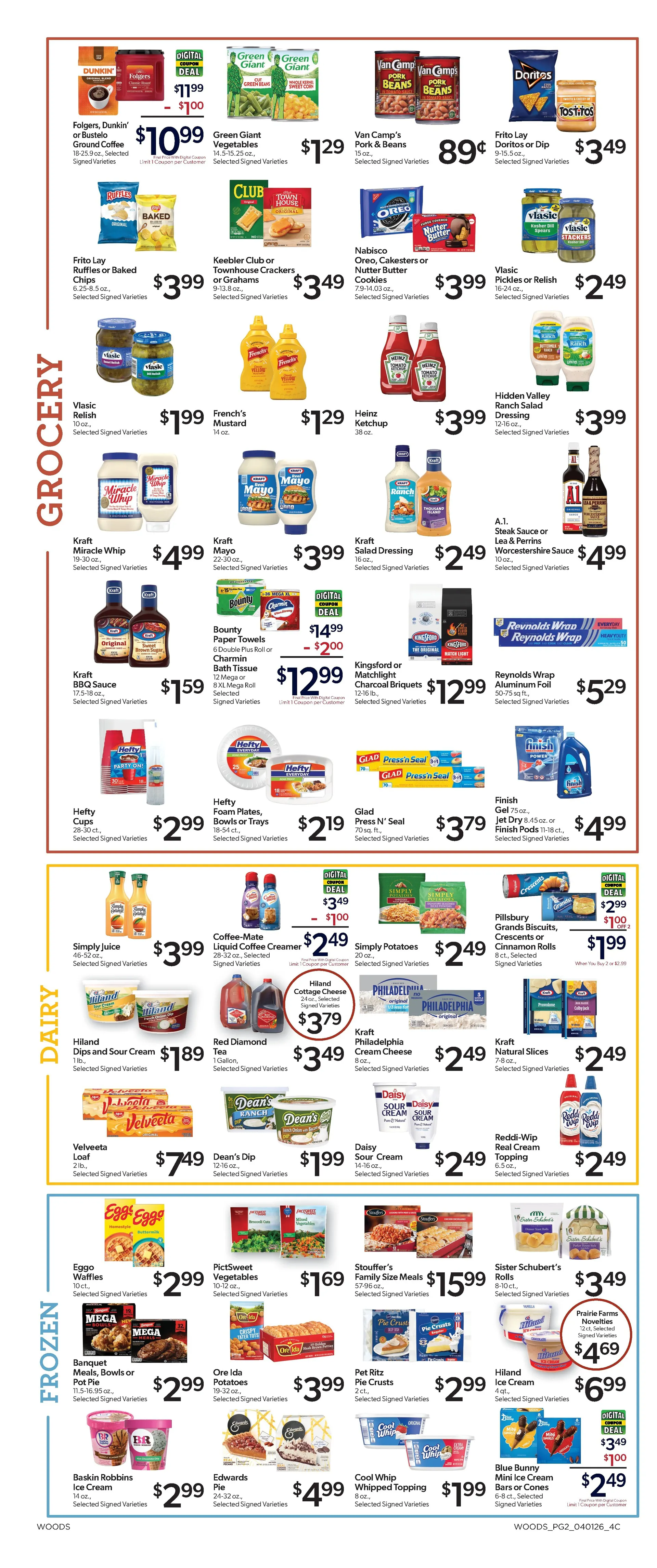 Weekly ad Woods Supermarket weekly ads from April 1 to April 7 2026 - Page 2