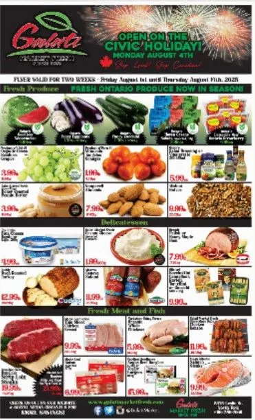 Galati Market Fresh flyers from August 12 to August 14 2025 - flyer page