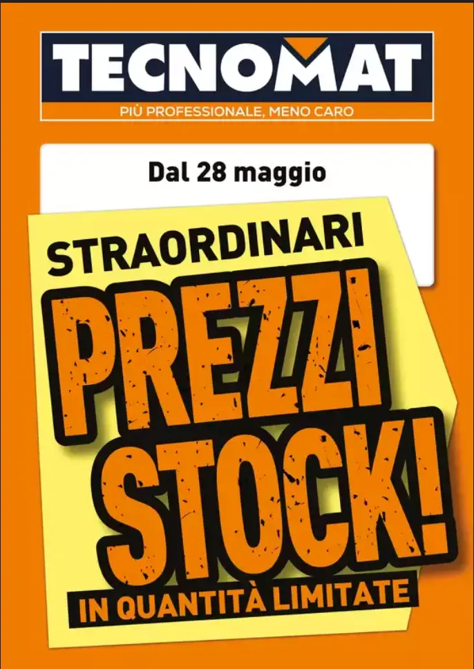 Volantini Tecnomat da 28 maggio a 24 giugno di 2026 - Pagina del volantino