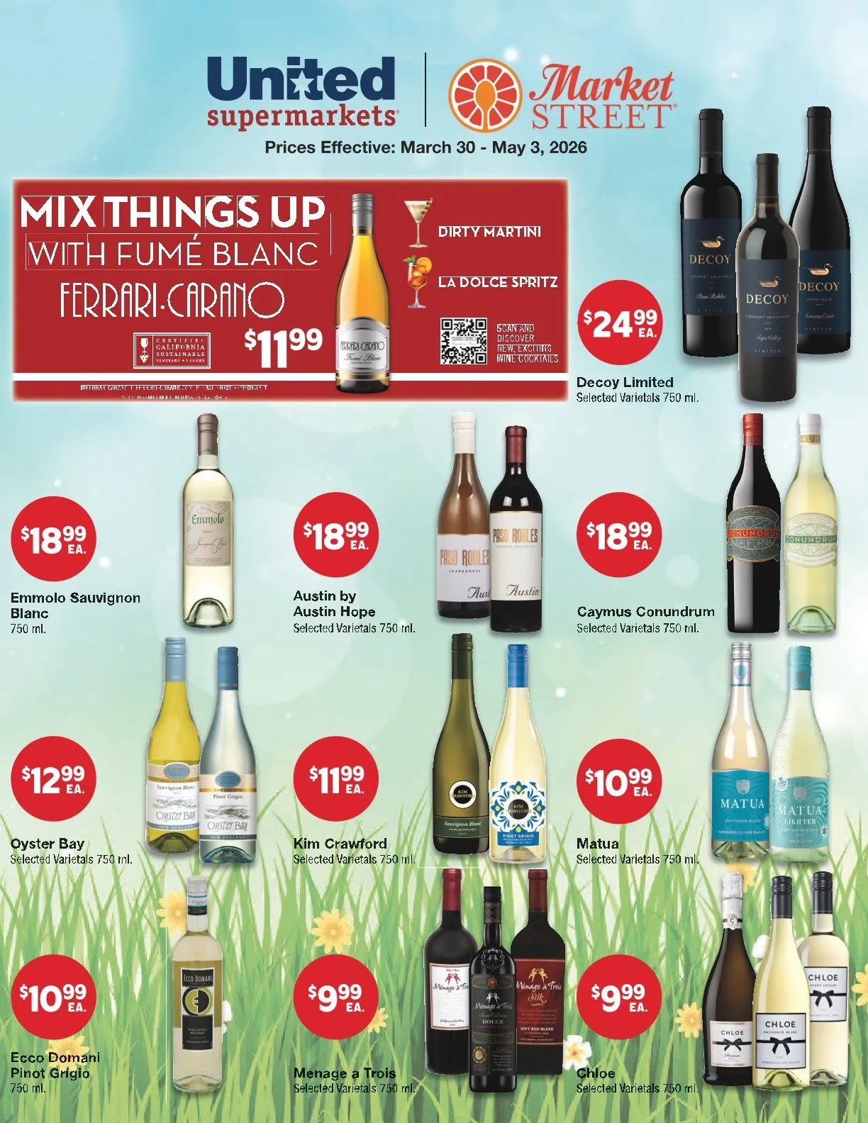 Weekly promotion United Supermarket Sales spanning from March 30 to May 3 2026 - Page 2 for Catalogue 365