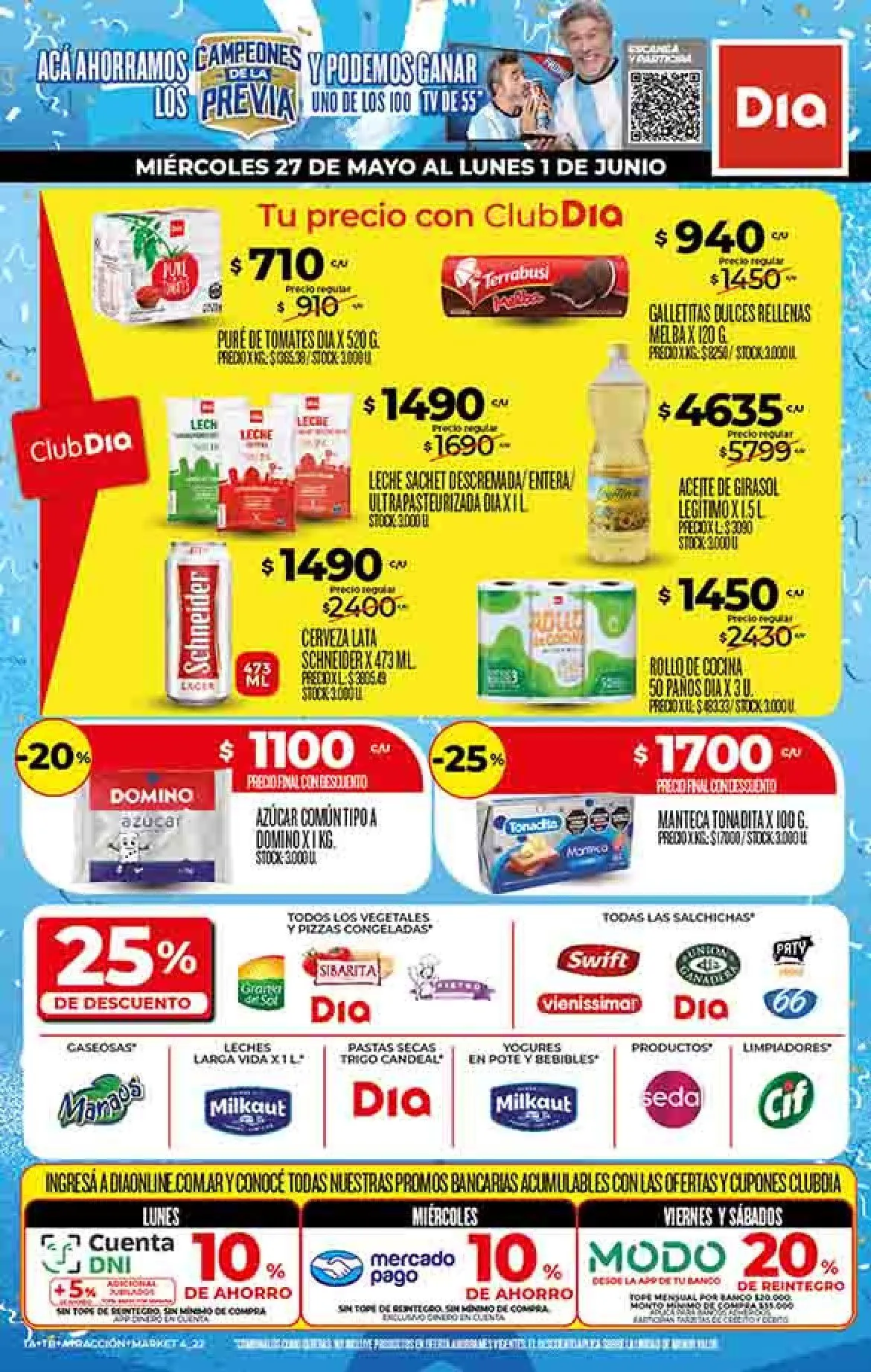 Ofertas de Ofertas Dia  27 de mayo al 1 de junio 2026 - Página 1 del catálogo