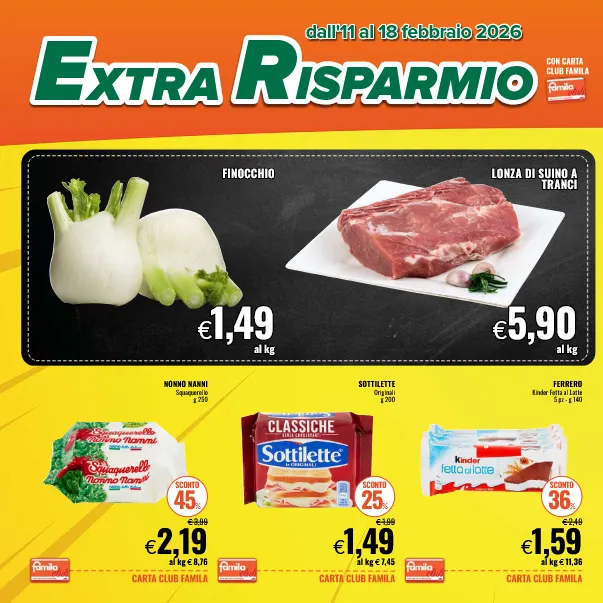  Volantini Famila da 11 febbraio a 18 febbraio di 2026 - Pagina del volantino 2
