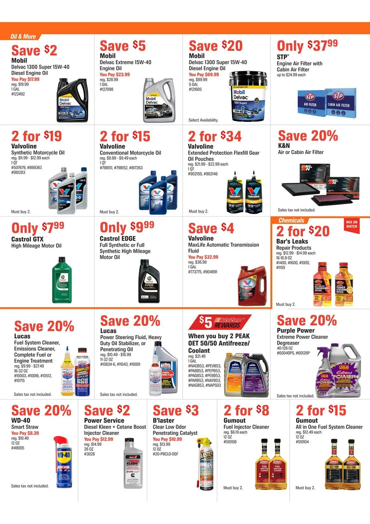 Weekly ad Autozone Sales from July 28 to August 24 2026 - Page 2