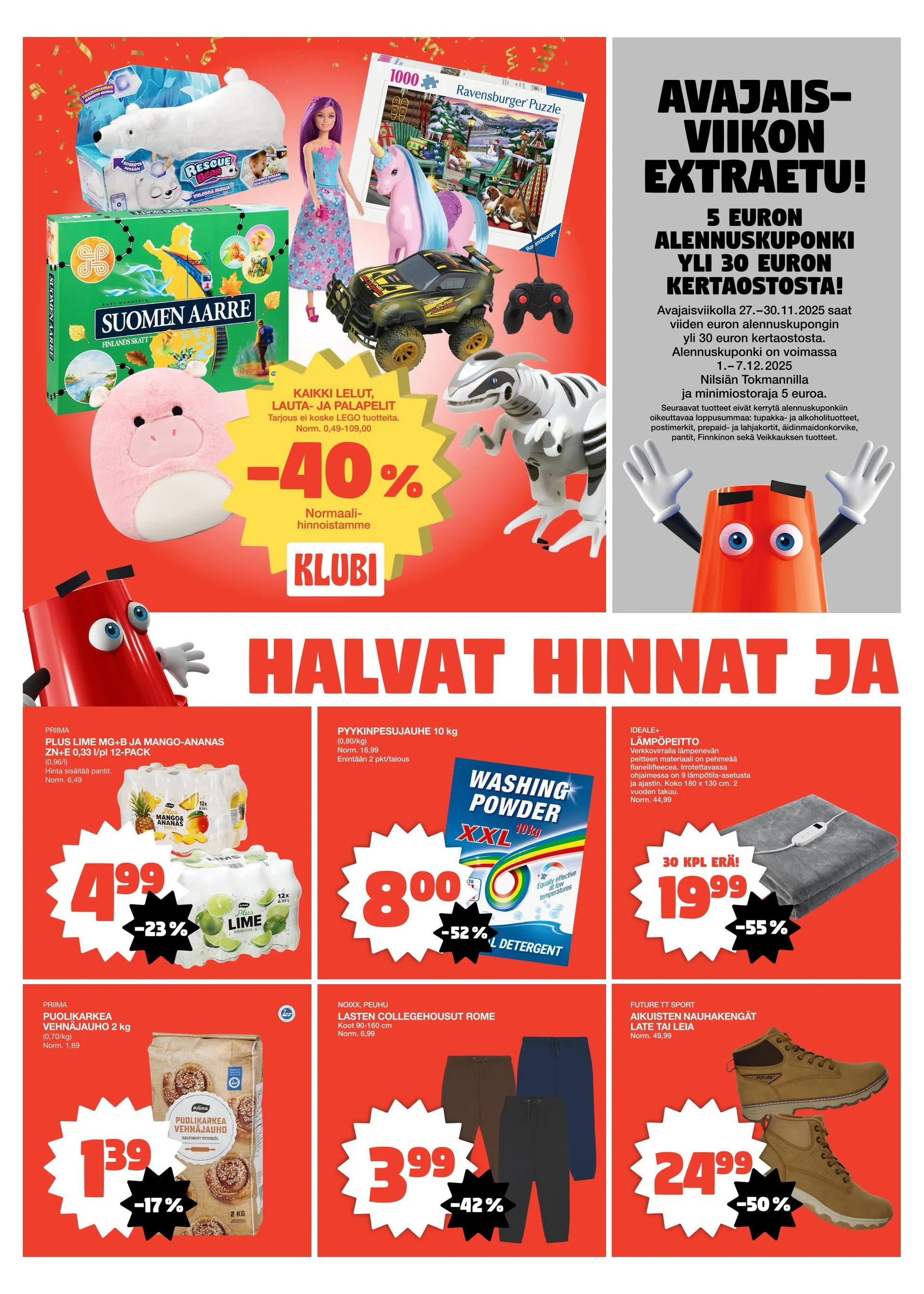  Tokmanni Tarjoukset voimassa alkaen 27. marraskuuta - 30. marraskuuta 2025 - Tarjouslehti sivu 2