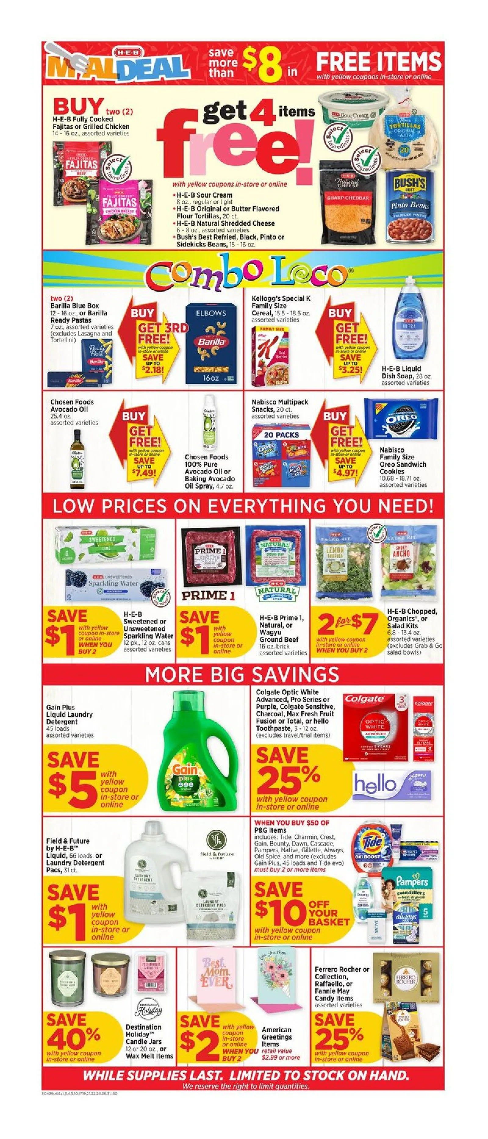 Weekly promotion H-E-B Sales spanning from April 29 to May 5 2026 - Page 2 for Catalogue 365